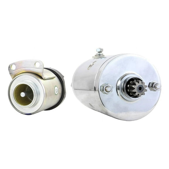 Chrome Starter & Solenoid Fits Harley Sportster 1000 Cafe Race Xlcr1000 77-78