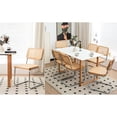 thumbnail image 1 of Chrome Steel Frame / Living Room Accent / High - quality Rattan Construction, 1 of 7