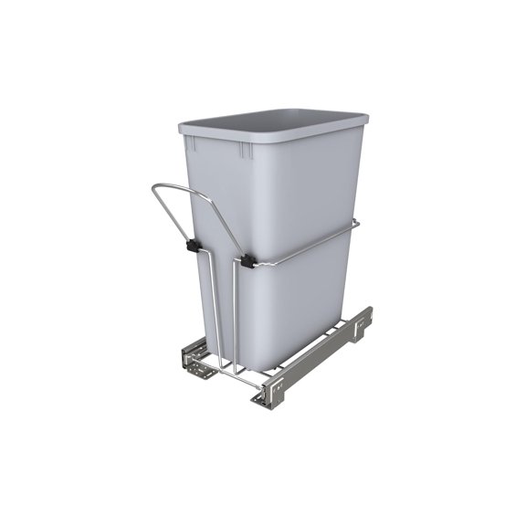 Chrome Steel Pullout Waste Container