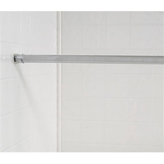 Chrome Steel Shower Curtain Tension Rod Size 41-76