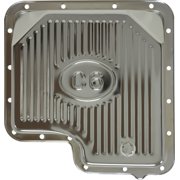 Chrome Steel Transmission Pan   Stock Capacity   Fits Ford C6 Automatic Transmissions