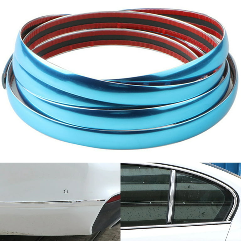 Chrome Styling Moulding Trim Strip Auto Body Chrome Molding Strip Heat  Resistant Car Door Protector Strip Waterproof Dust Proof Car Window Bumper  for Car Protection Door Edge Guard 