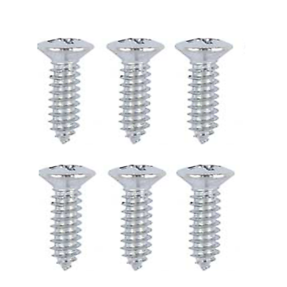 Chrome Sunvisor Support Bracket Screw Set 1970-1981 Firebird/Trans AM & Camaro