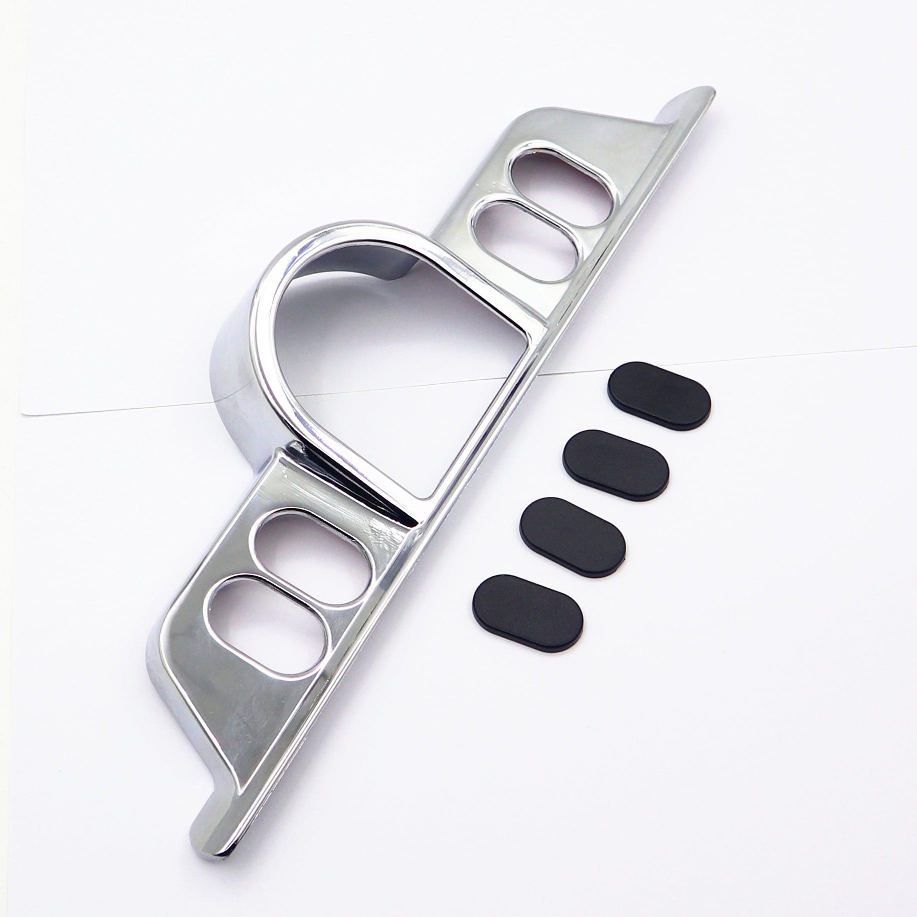 Switch Panel Accent Cover For Harley Davidson Electra Glide Ultra Classic FLHTCU - Black Metal