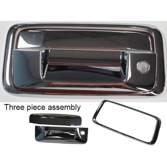 Chrome Tailgate Handle Cover 2Pc Fits Chevy Silverado GMC Sierra DH54183 QAA