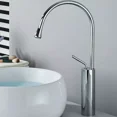 thumbnail image 1 of Chrome Tall Bathroom Sink Faucet Single Handle Vessel Vanity Faucet Mixer Taps, 1 of 6