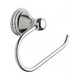 Chrome Toilet Paper Holder Easy Screw on Vanity or Bathroom Tissue roll