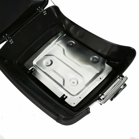 Chrome Tour Pak Pack Trunk Metal Base Plate For Harley-Davidson Harley Touring