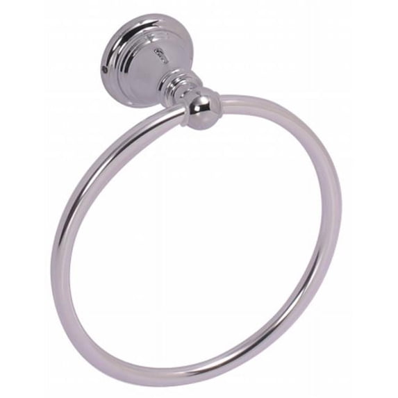 Chrome Traditional Towel Ring