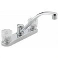thumbnail image 1 of Chrome Two Handle Kitchen Faucet with Acrylic Handles, 1 of 1