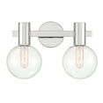 thumbnail image 1 of Chrome Two Light Bathroom Vanity from the Wright Collection, 1 of 5