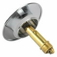 thumbnail image 1 of Chrome Up Basin Waste Slotted Kit Bathroom Sink Push Button Click Clack, 1 of 6
