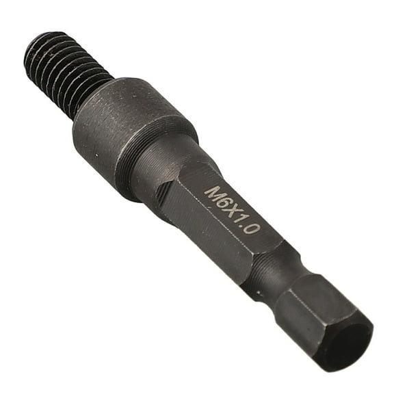 Chrome Vanadium Steel Self-Tapping Socket Adapter For 1/4 Inch Hex Shank For Power Drills, Double-Headed Internal And External Thread Tool For M6 M8 M10 Screw Inserts(In & External Teeth M6)