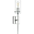 thumbnail image 1 of Chrome Wall Sconce Light Fixture, Indoor Glass Bathroom Sconce Wall Lighting, 1 of 8