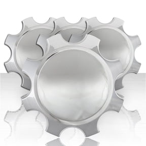 Chrome Wheel Center Hub Caps 8 Lug for 11-16 Chevy GMC 18" 20" Alloy Rim