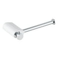 thumbnail image 1 of Kibi USA Bathroom Hardware Accessory Wall Mounted Tissue Holder with Hook Chrome White Chrome Finish, 1 of 5