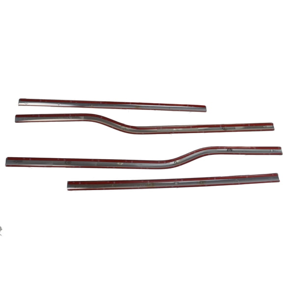 Chrome Window Sill Tape-On for 09-13 Ford F-150 Supercrew 4dr 4pc