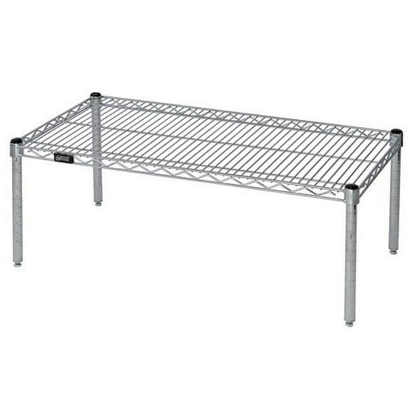 Chrome Wire Shelf Platform Racks, 24 x 36 in.