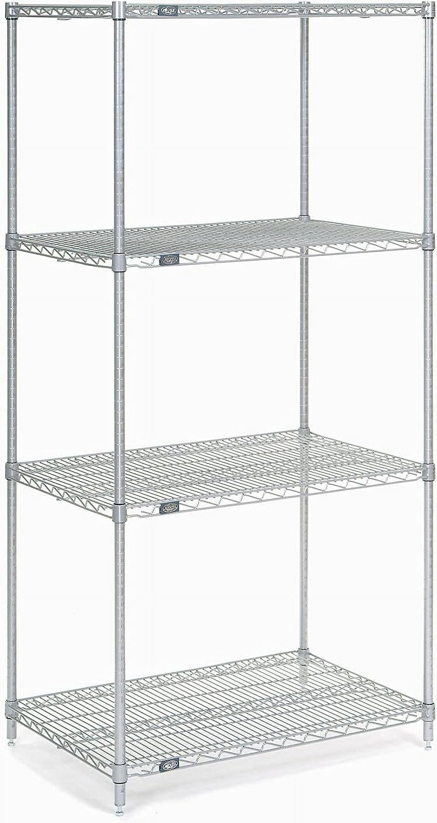 Chrome Wire Shelving, 30" W X 24" D X 74" H