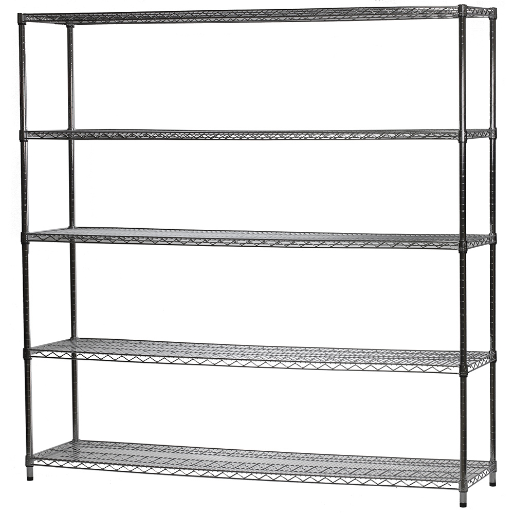 Chrome Wire Shelving with 5 Shelves - 21