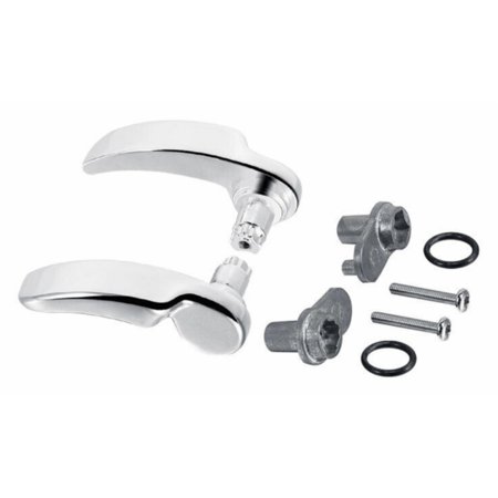 Chrome Zinc Allloy Saddlebag Lid Lifter For 2014-2022 Harley-Davidson Road