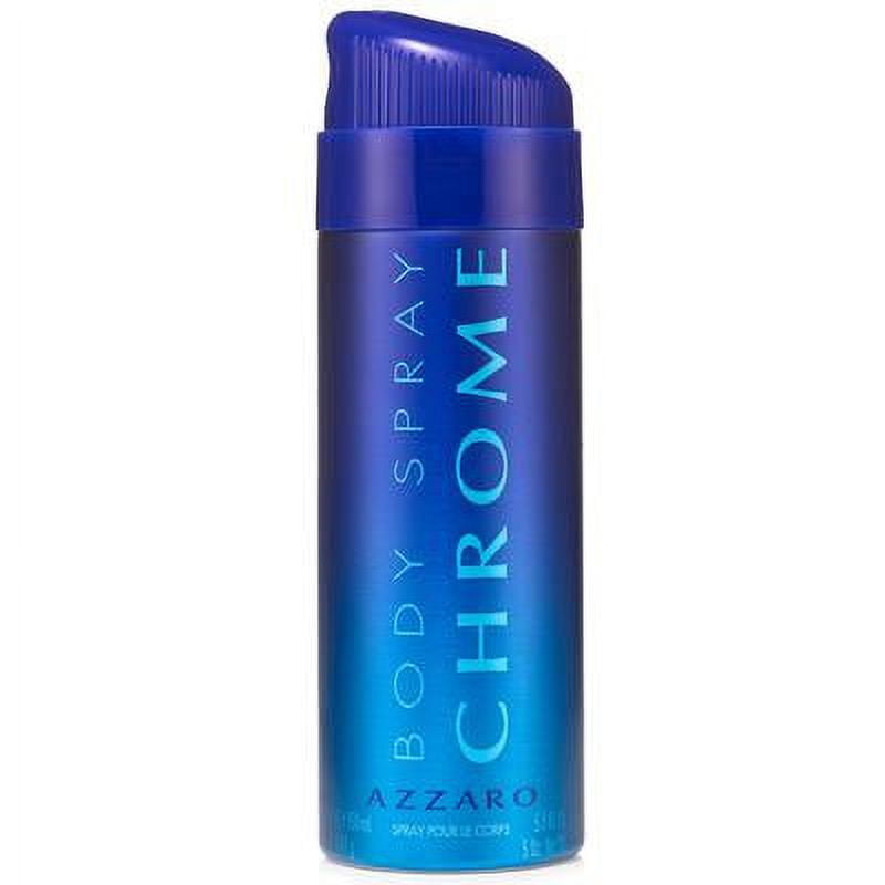 Azzaro Chrome Body Spray for Men 5.1 oz. Fresh Citrus Green Woods Scent Long lasting Walmart