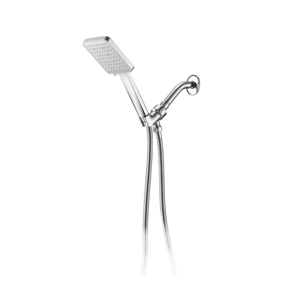 Chrome high pressure multi function with hand held shower faucet
