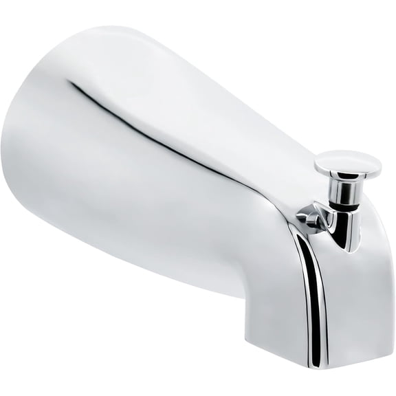 Chrome slide-in bathtub spout 1/2Inch copper pipe adapterPull-up shunt accessories