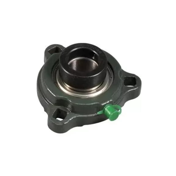AJANTA INDUSTRIAL SATRD207-35, 35MM Bore,Premium Three Bolt Flange Bearing W/Lock Collar