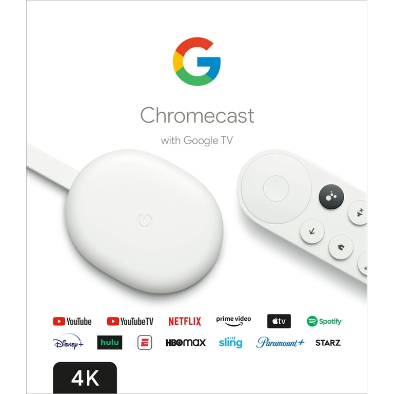 Chromecast with Google TV - Streaming Entertainment in 4K HDR