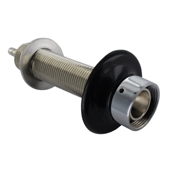 Chromed Brass Faucet Shank With 1/4 Barb - 4 5/8 Length