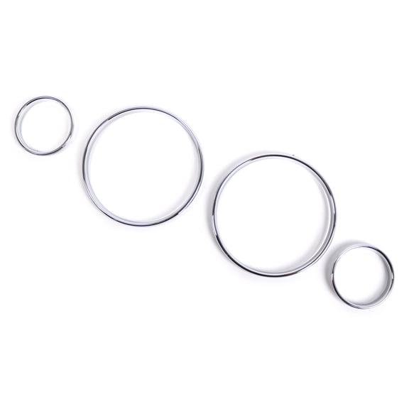 Chromes Gauges Dashboard Rings Bezel Trim Speedometer Car Styling Cover For E39 E38 E53