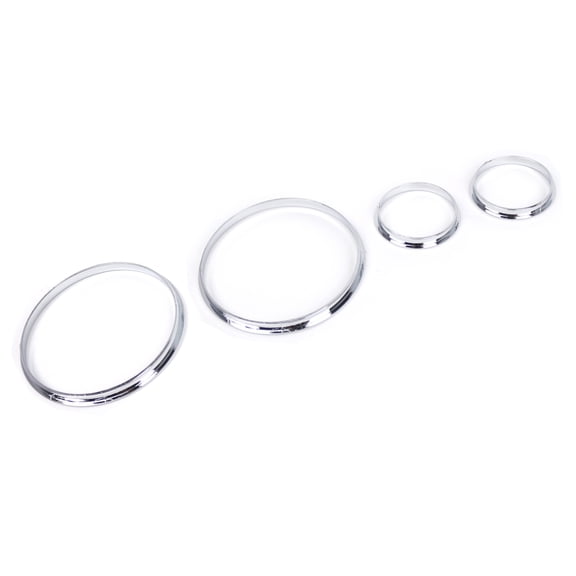 Chromes Silver Color Speedometer Gauges Rings Bezel Trim For E39 E38 E53 Speedometer Rings Frame