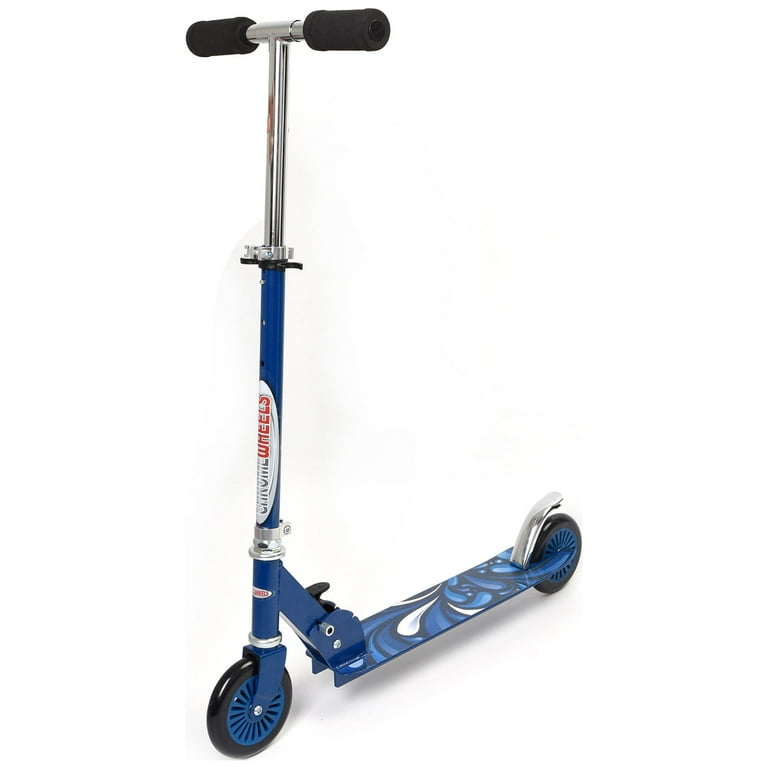 Chromewheels Cruiser Scooter - Blue - 50% Aluminum + 50
