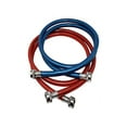 thumbnail image 1 of Chromex 6 FT PVC Hose, Red/Blue Flood Safe Washing Machine Hoses, 1 of 6