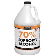 Chromex 70% Isopropyl Alcohol IPA, 1 Gallon 128 Fl Oz - Made in USA