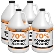 Chromex 70% Isopropyl Alcohol IPA, 4 Gallons 4 x 128 Fl Oz - Made in USA