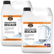 Chromex Tankless Water Heater Descaling Solution | Highly Effective Descaler Restores Heating Efficiency, Quart, 5 Gallons 2 x 2.5 Gallons