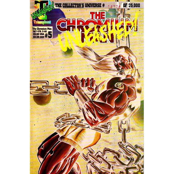 Chromium Man, The #5 VF ; Triumphant Comic Book