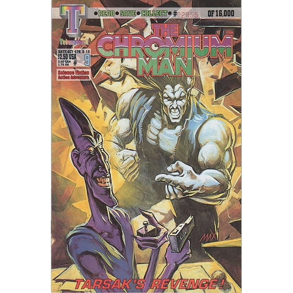 Chromium Man, The #9 VF ; Triumphant Comic Book