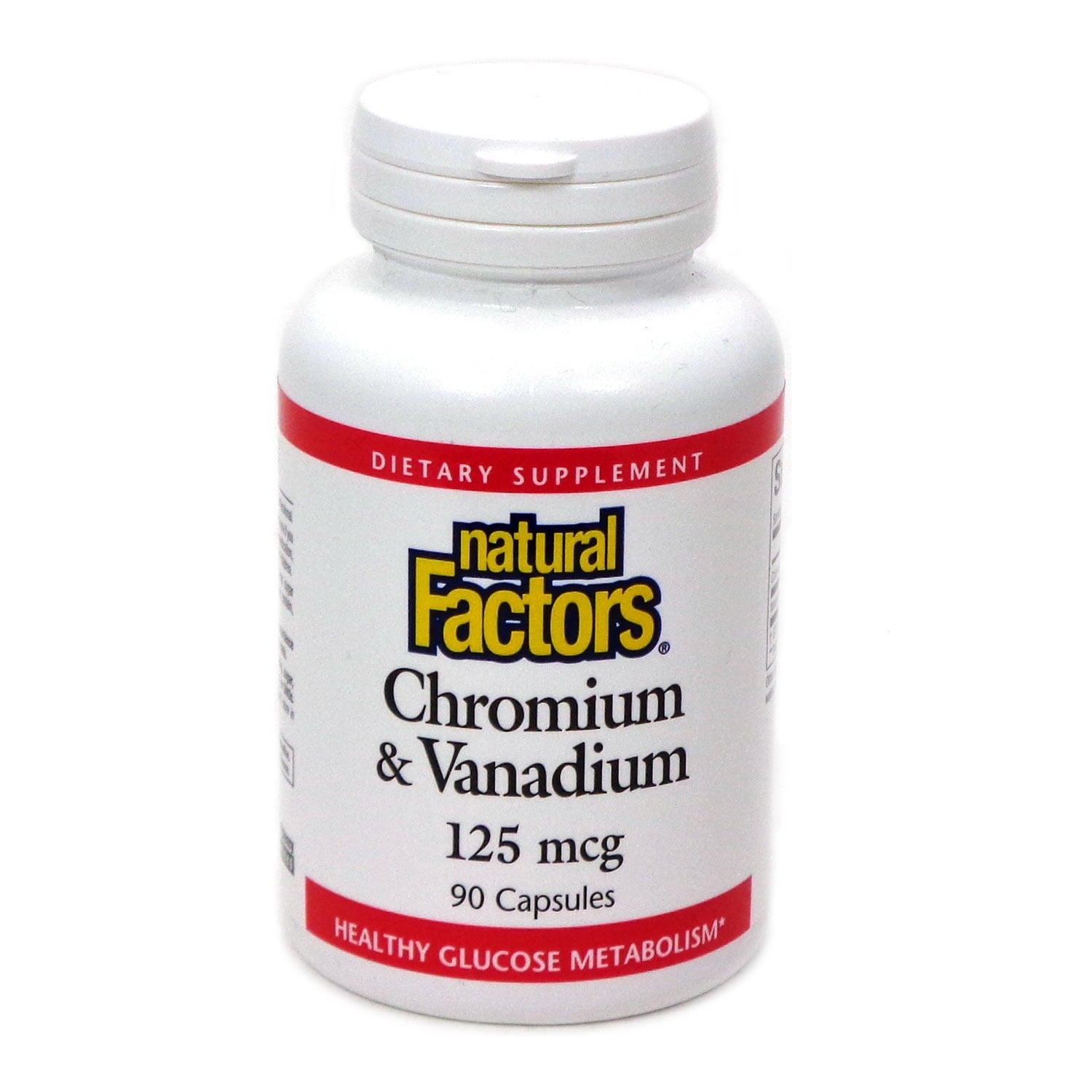 Chromium & Vanadium By Natural Factors 90 Capsules