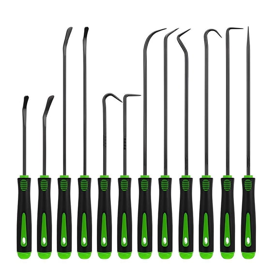 Chromium-Vanadium Steel Oil Seal Screwdriver for Car Maintenance with Ergonomic Handle and Multi-Functional Hook Head
