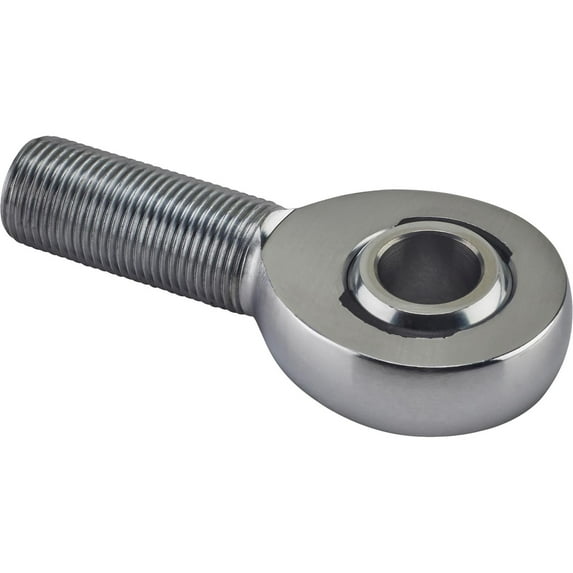 Chromoly Heim Joint Rod End, 3/4-16 LH Male Thread, 5/8" Hole, 4130 Heat-Treated Chromoly Body, Kevlar/Teflon Lined, Heavy-Duty Rod End for Steering, Suspension, Brake & Clutch Use