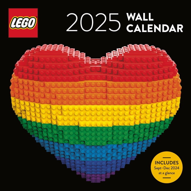 Chronicle Books LEGO 2025 Wall Calendar, 0.13" x 12", Multicolo