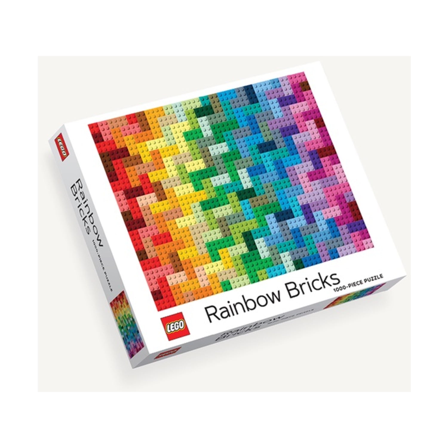 Chronicle Books LEGO Rainbow Bricks Puzzle (1000 Pieces) New
