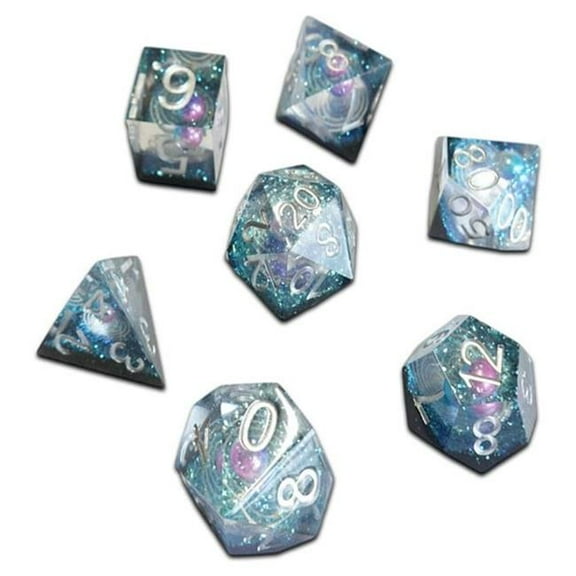 Chronicle RPG Accessories CHR60045 Cube Molten Planets Dice Set - Set of 7