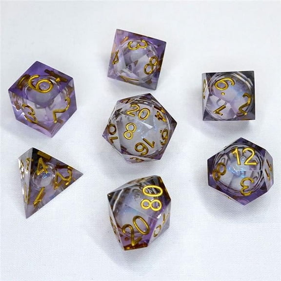 Chronicle RPG Accessories PTY CHR60017 Cube Liquid Core Molten Cauldron Dice Set - Set of 7