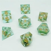 Chronicle RPG Accessories PTY CHR60002 Cube Liquid Core Molten Dragonscale Dice Set - Set of 7