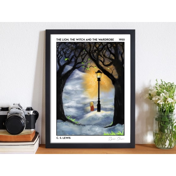 Chronicles Of Narnia Book Wall Art Print, Unframed Paper Poster 11x14in