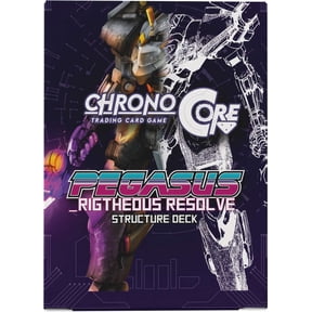 Chrono Core Trading Card Game Pegasus Righteous Resolve Structure Deck [82 Cards]